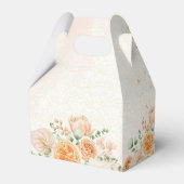 桃の花かわいいインディアンブライダルカスタマイズカップル フェイバーボックス (裏面サイド)