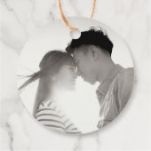 桃の花と幸福中国の結婚の二 フェイバータグ (裏面)