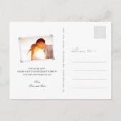 桃の花と幸福中国の結婚の二 案内ポストカード (裏面)