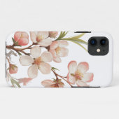 桃の花のボタニカル Case-Mate iPhoneケース (裏面(横))