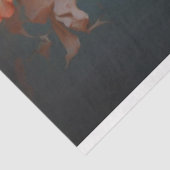 桃の花の上を羽ばたいているトンボの切り株 薄葉紙 (詳細)