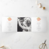 桃の花の水の色結婚の3つのプログラム 三つ折りプログラム (内部)