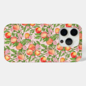 桃の花の水色の電話ケース Case-Mate iPhoneケース (裏面 (横))
