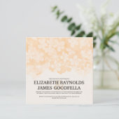 桃の花の結婚式招待状 招待状 (スタンド正面)