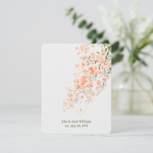 桃の花の誓いの更新 招待状 (スタンド正面)