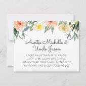 桃の花は私のゴッドパレル提案 招待状 (正面)