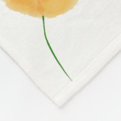 桃の花びら毛布 フリースブランケット (角)