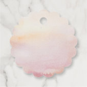 桃の花ベビーシャワーありがとう フェイバータグ (裏面)