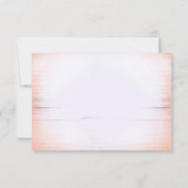 桃の花メイスンジャー結婚式RSVPカード 出欠カード (裏面)