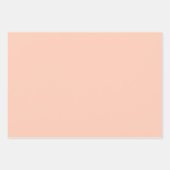 桃の花ラッピング紙セットE (3枚) ラッピングペーパーシート (正面3)