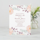 桃の花甘い16.フローラ16歳 招待状 (スタンド正面)