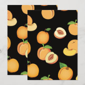 桃の花紋5 サンキューカード (正面/裏面)