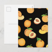 桃の花紋5 シーズンポストカード (正面/裏面)