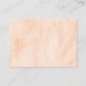 桃の花誕生日推測いくつのゲーム エンクロージャーカード (裏面)