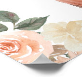 桃の花 アナンド・カラージ シーク教 結婚式 ウェルカムサイン ポスター (角)