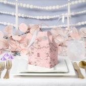 桃の花　ダブルハピネス　中華結婚式 フェイバーボックス