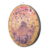 桃の花 ダーツボード (正面右)