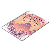 桃の花 ノートブック (左側)