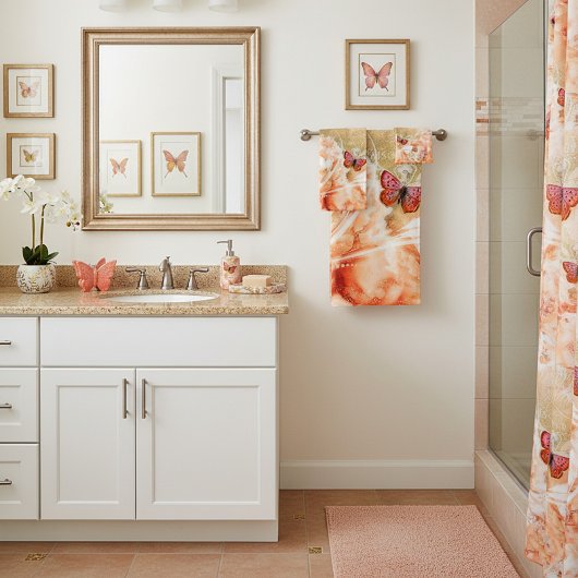 桃の花 バスタオルセット