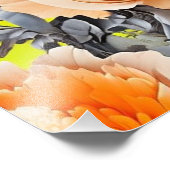 桃の花 フォトプリント            (角)