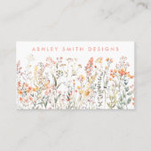 桃の花 名刺 (正面)