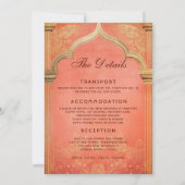 桃の花：永遠の恵み 招待状 (裏面)