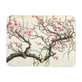 桃の花(紙色) マグネット (横)