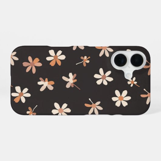 桃の花 iPhone 16ケース (裏面横)