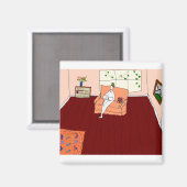桃の部屋の読み手 マグネット (正面/裏面)