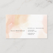 桃の雲の水の色を塗り潰し 名刺 (裏面)