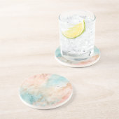 桃の霜降り コースター (側面)