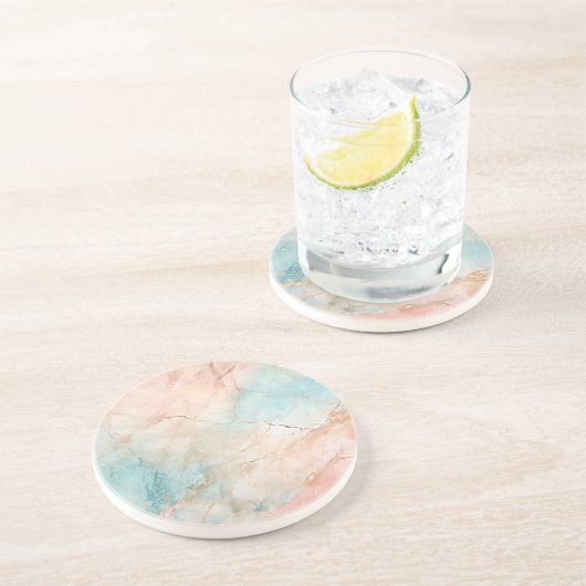 桃の霜降り コースター (側面)