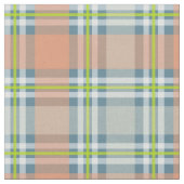 桃の青いライム ファブリック (クローズアップ)