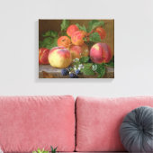 桃の静かな生活 キャンバスプリント (インサイチュ (リビング))