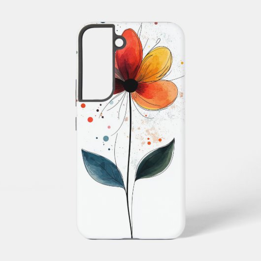 桃の静寂 SAMSUNG GALAXYケース (裏面)