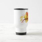 桃の顔ルティーノラブバード トラベルマグ (中央)