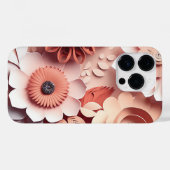 桃の3Dシェード Case-Mate iPhoneケース (裏面 (横))