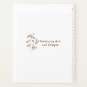 桃やる気を起こさせる木綿工場と緑離れ プランナー手帳 (裏面)