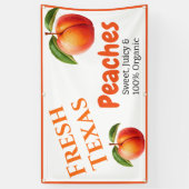 桃をテーマにしたビジネス 横断幕 (縦)