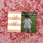 桃をテーマにしたXOXOバレンタインデーのカード シーズンカード