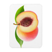 桃を切る マグネット (縦)