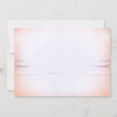 桃エレガントの花のメイスンジャーのリハーサル 招待状 (裏面)