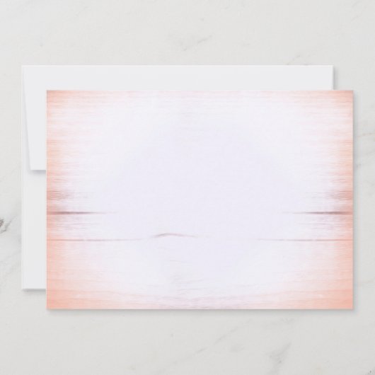 桃エレガントの花のメイスンジャーのリハーサル 招待状 (裏面)