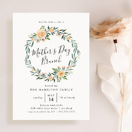 桃エレガントバラマザーズデイブランチ 招待状