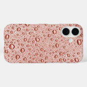 桃オレンジ水滴 Case-Mate iPhoneケース (裏面 (横))
