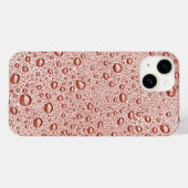 桃オレンジ水滴 Case-Mate iPhoneケース (裏面 (横))