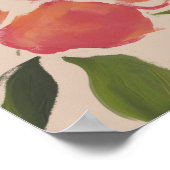 桃オンベージュ ポスター (角)