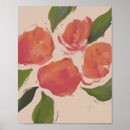 桃オンベージュ ポスター