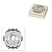 桃オーガニック果実 ラバースタンプ (押印)