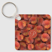 桃キーチェーン キーホルダー (正面)